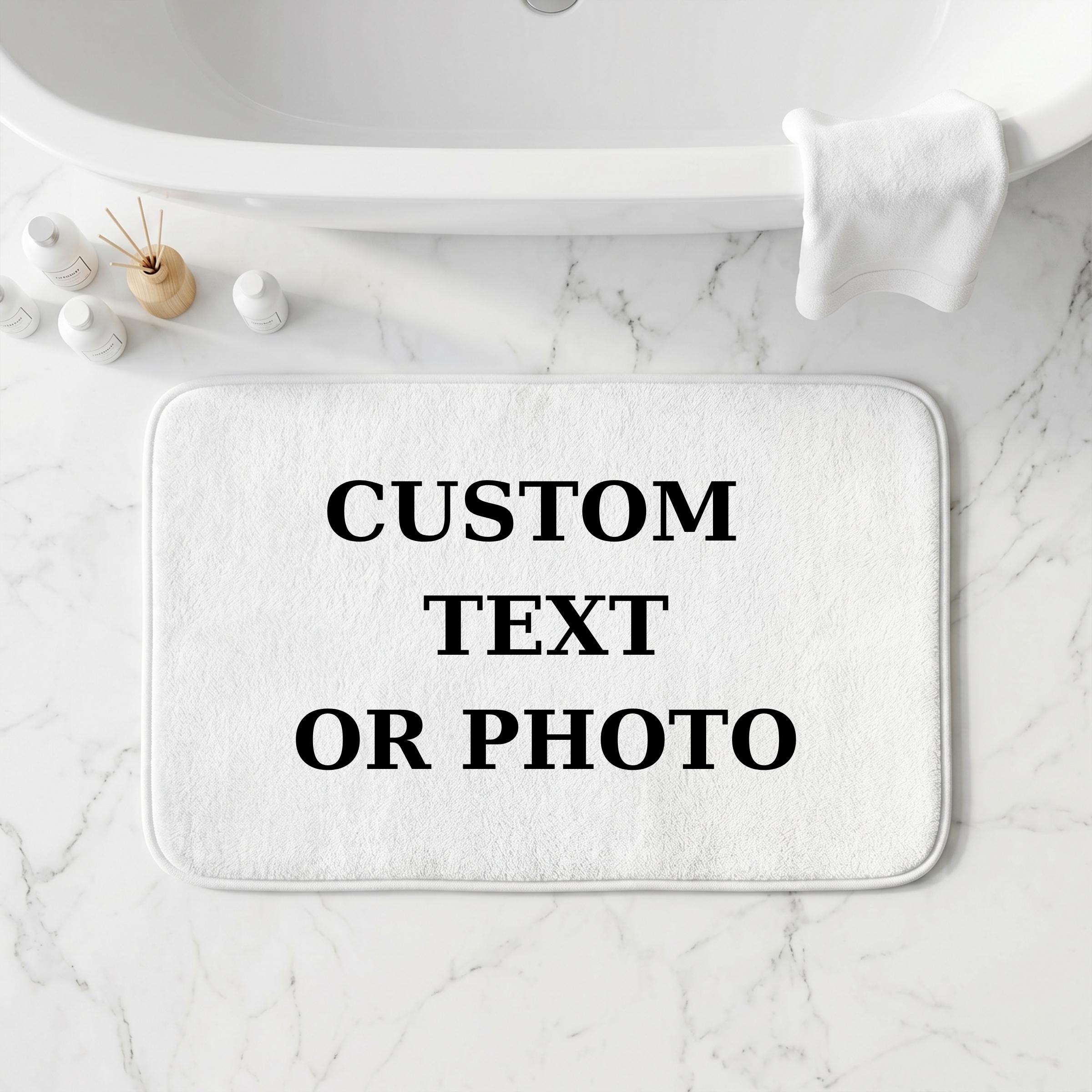 Home Bathroom Carpet - Personalized Custom Floor Mat Custom Photo