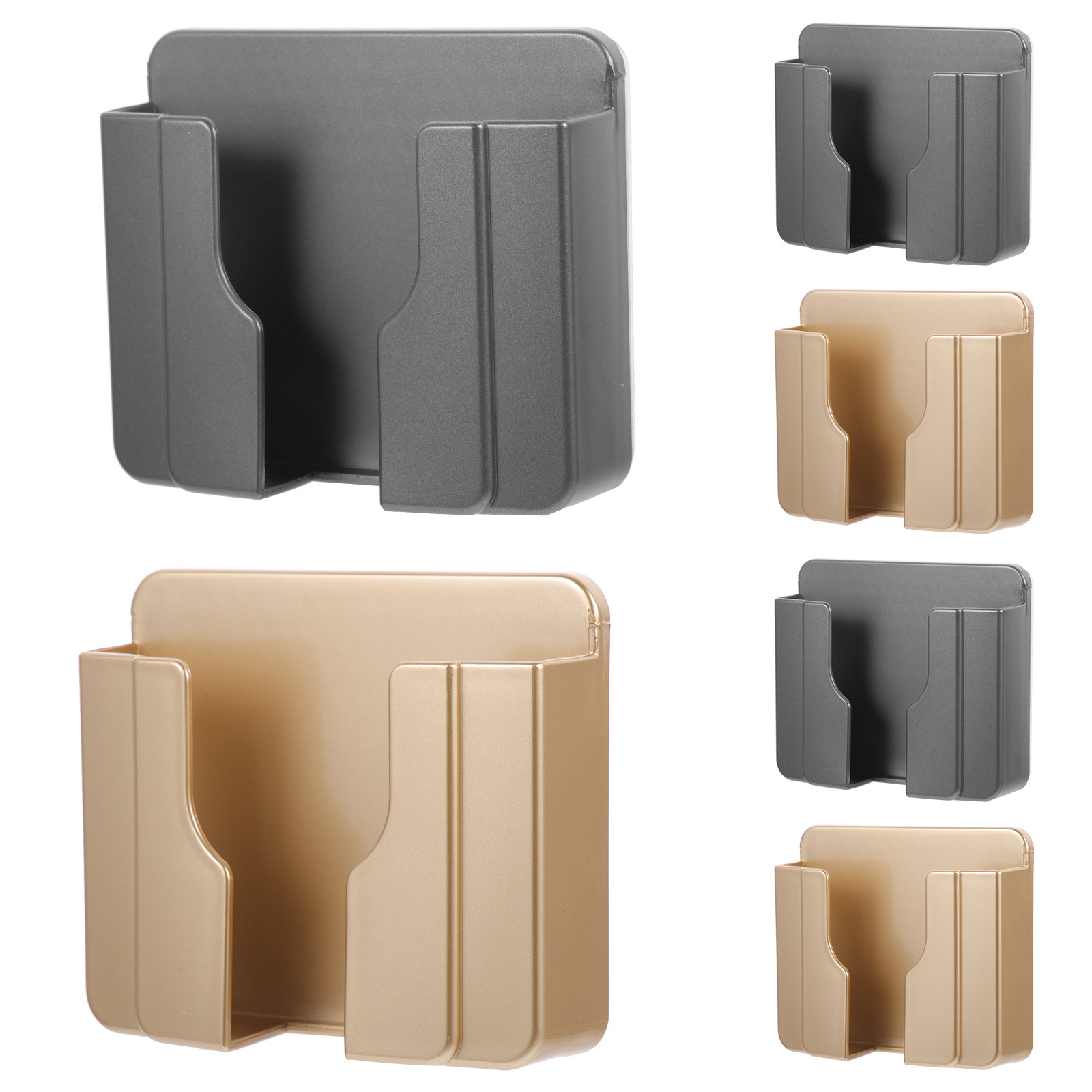 Home In Bathroom - 6Pcs Wall Mount Phone Holder Adhesive