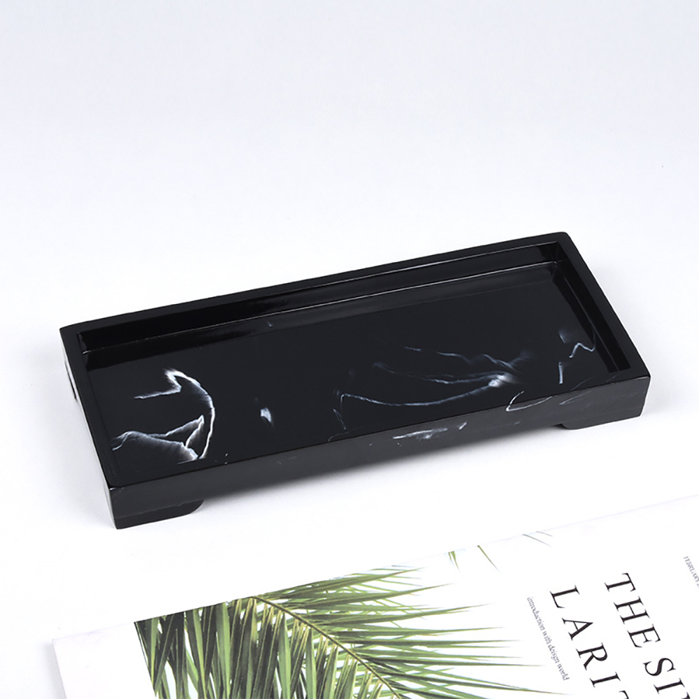 Zara Home Bathroom Tray - Nordic Imitation Marble Resin Tray Bathroom