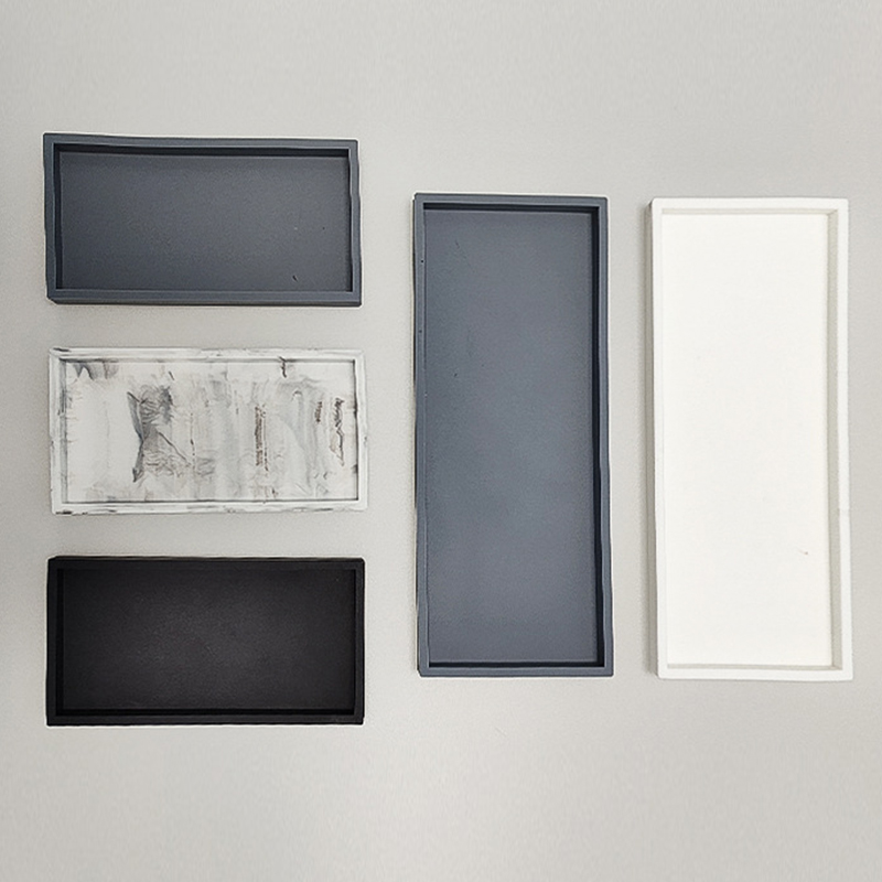 Zara Home Bathroom Tray - Silicone Storage Tray Thickened Shatterproof Bathroom