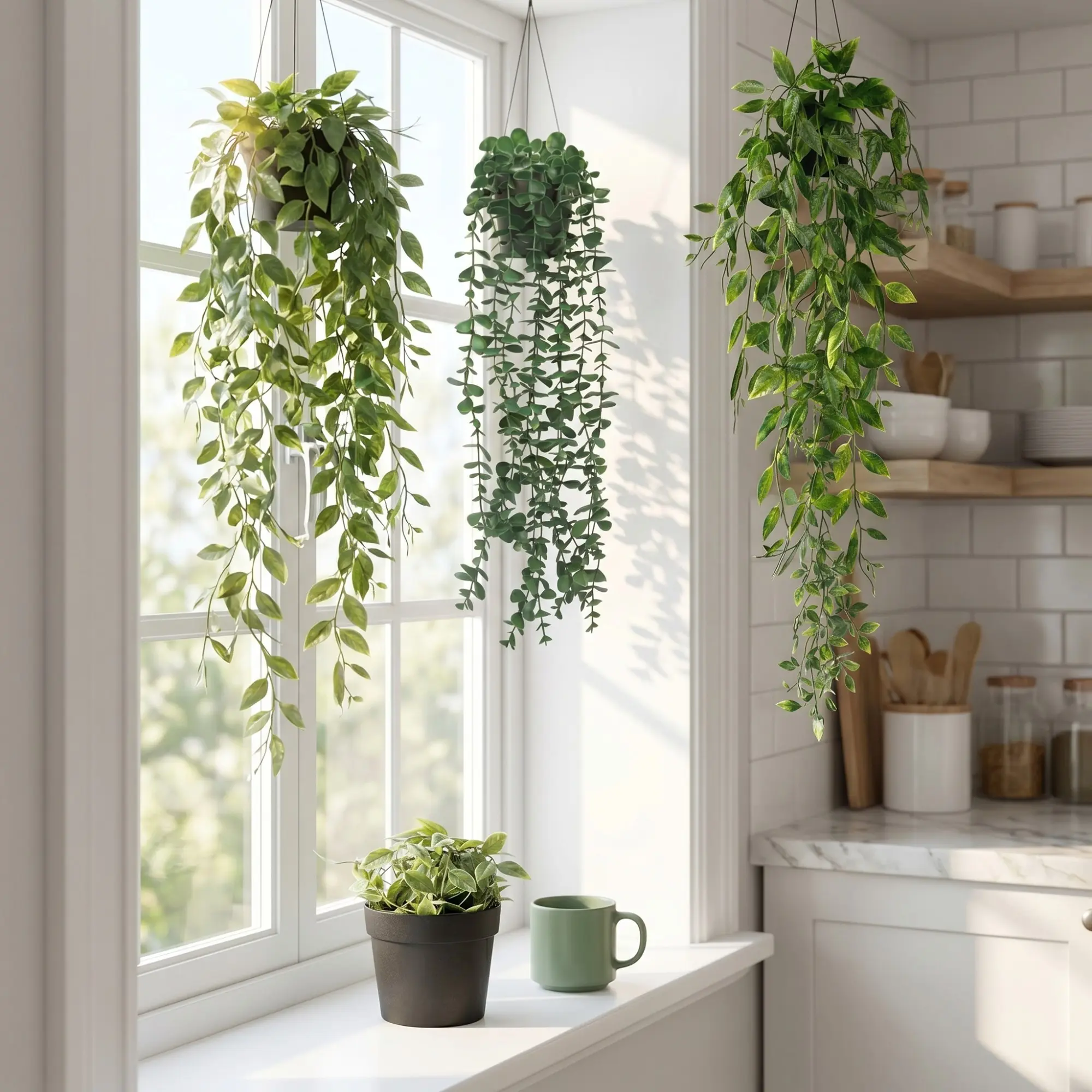 3‑Pcs Artificial Indoor Hangin - Home Goods Bathroom Sets review and price