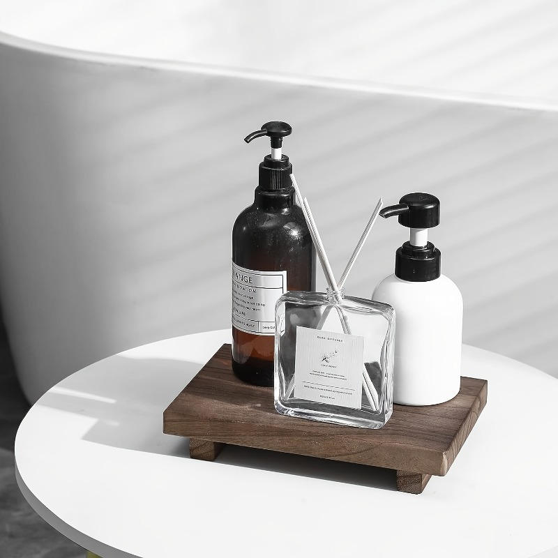 1Pc Wooden Bathroom Tray Pedes - Zara Home Bathroom Tray review and price