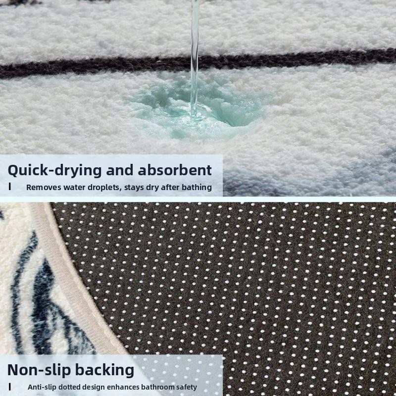Bathroom Anti-Slip Mat Door Ma - Home Bathroom Carpet review and price