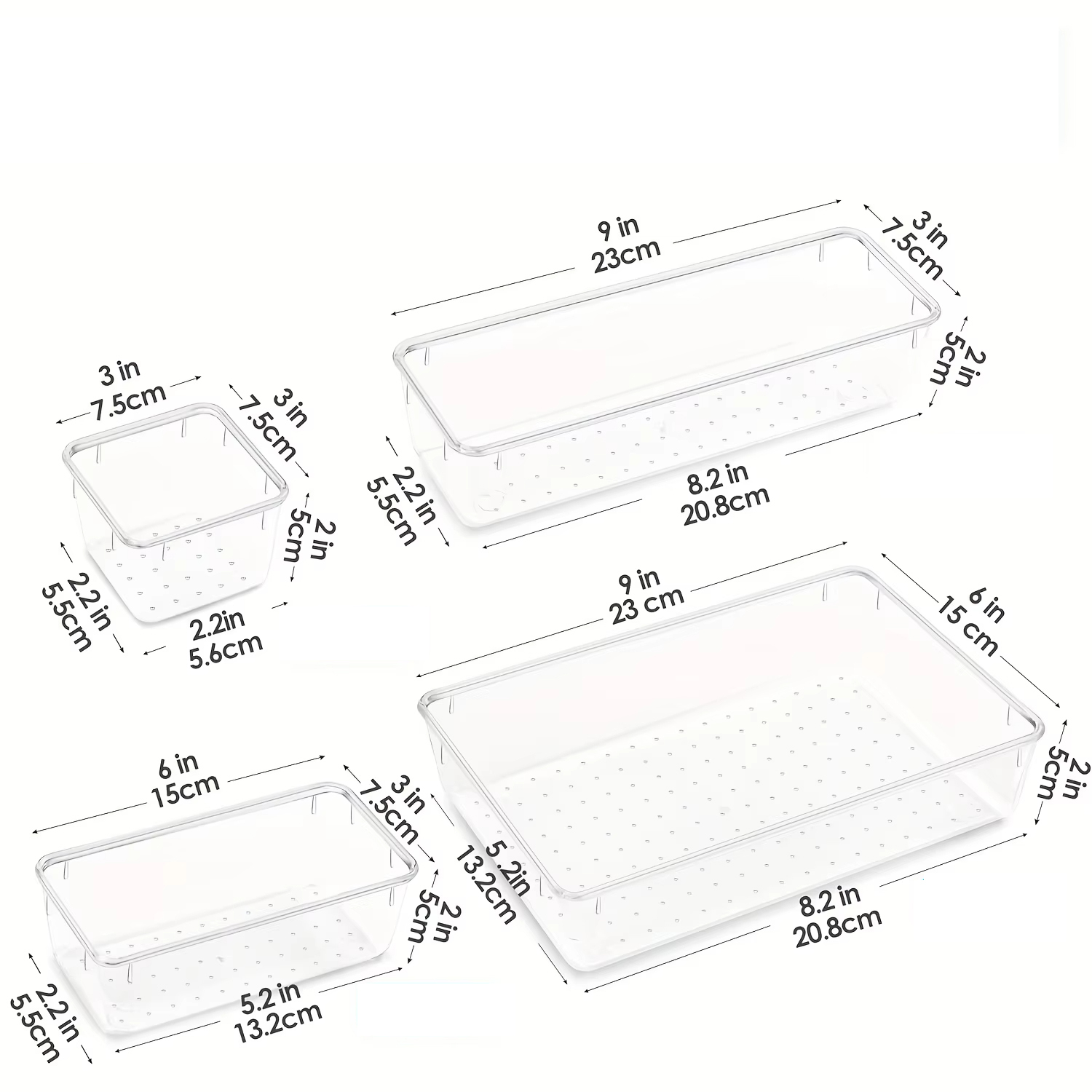 6/9/12Pack Drawer Organizers C - Home Bathroom Tub review and price