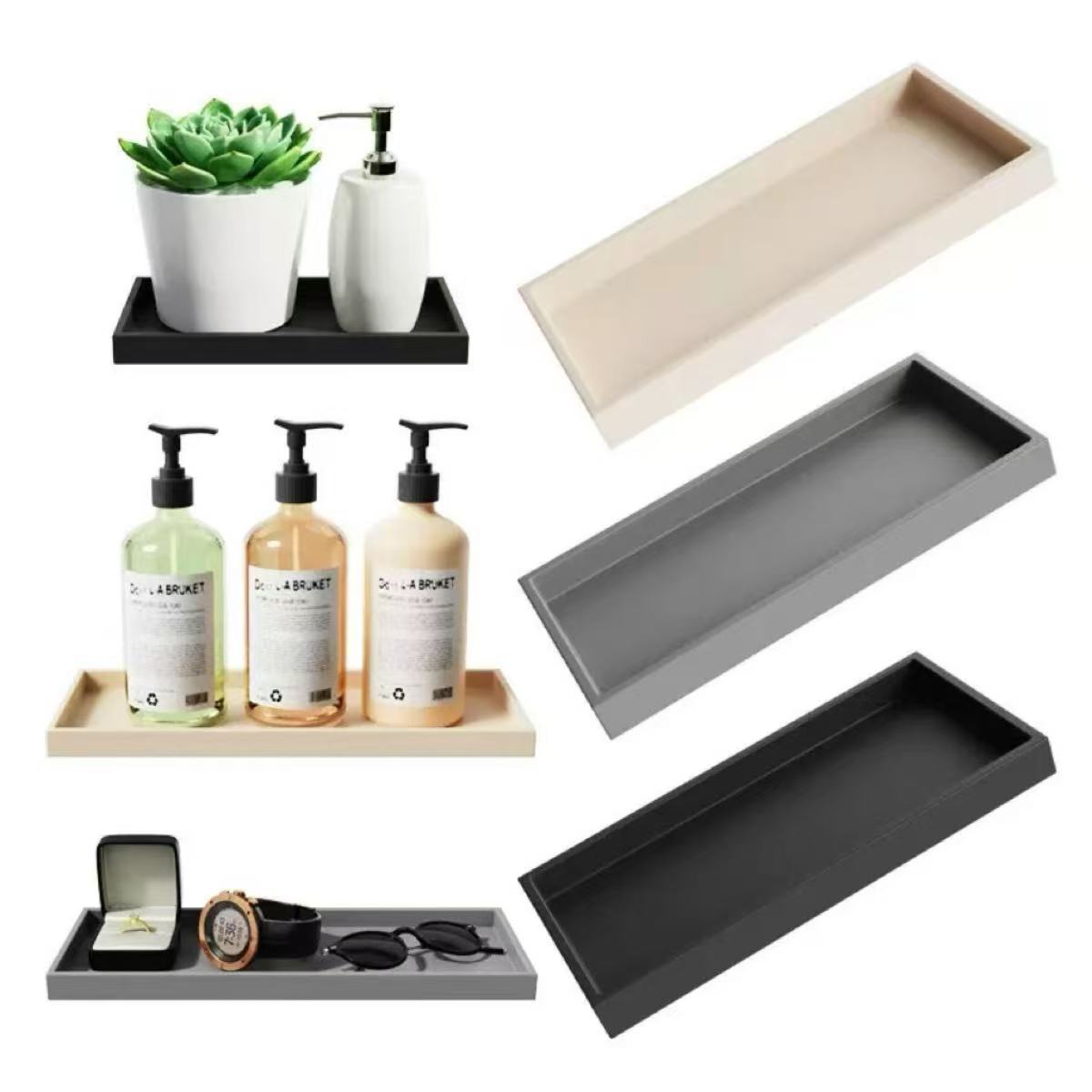 Bathroom Counter Tray Silicone - Zara Home Bathroom Tray review and price