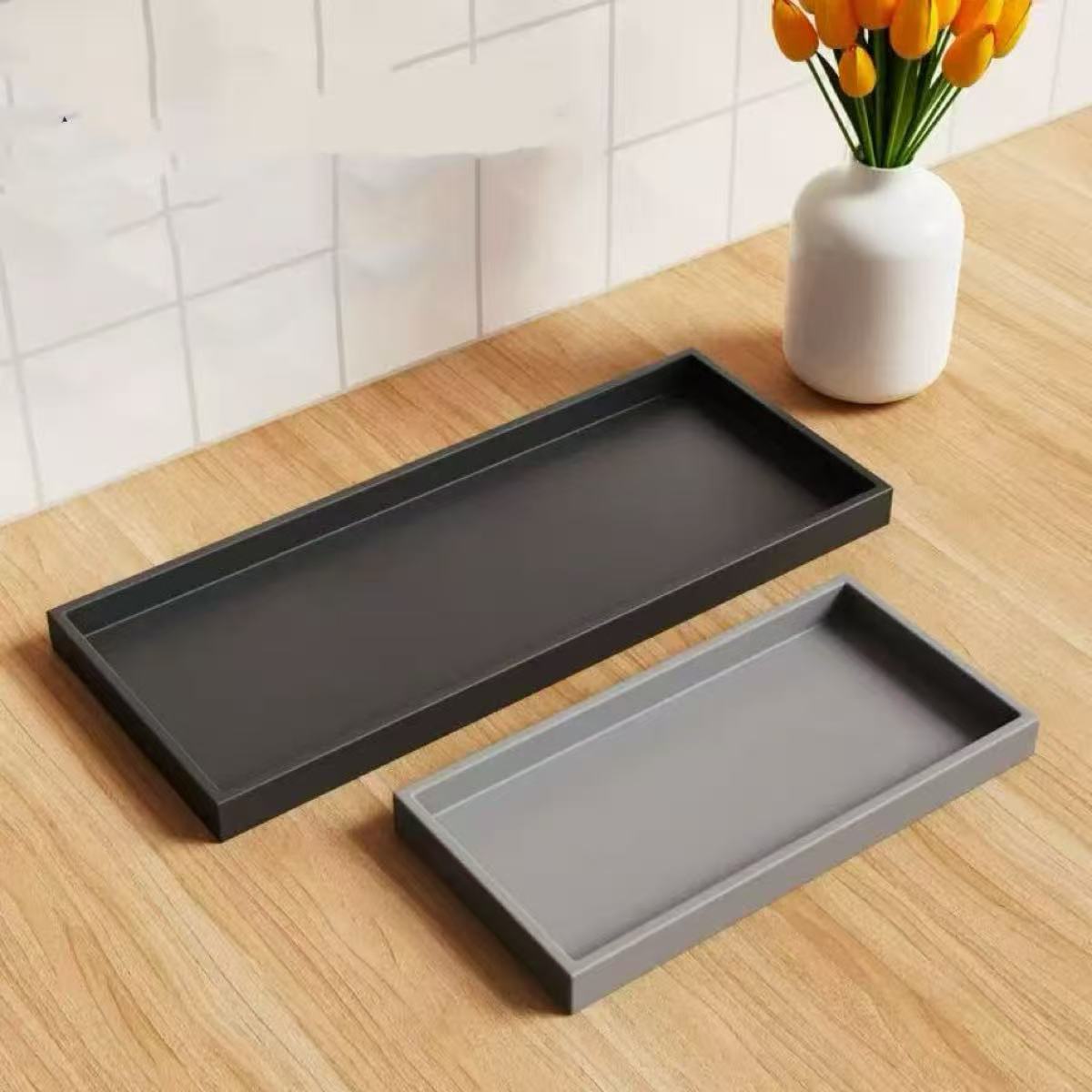 Bathroom Counter Tray Silicone - Zara Home Bathroom Tray review and price