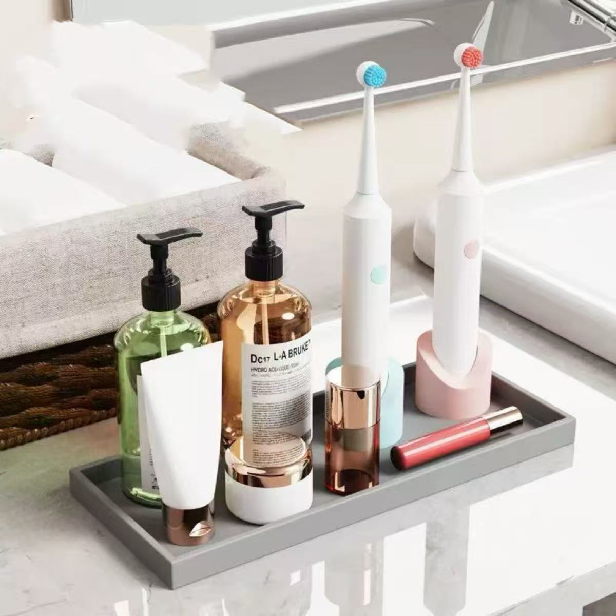 Bathroom Counter Tray Silicone - Zara Home Bathroom Tray review and price