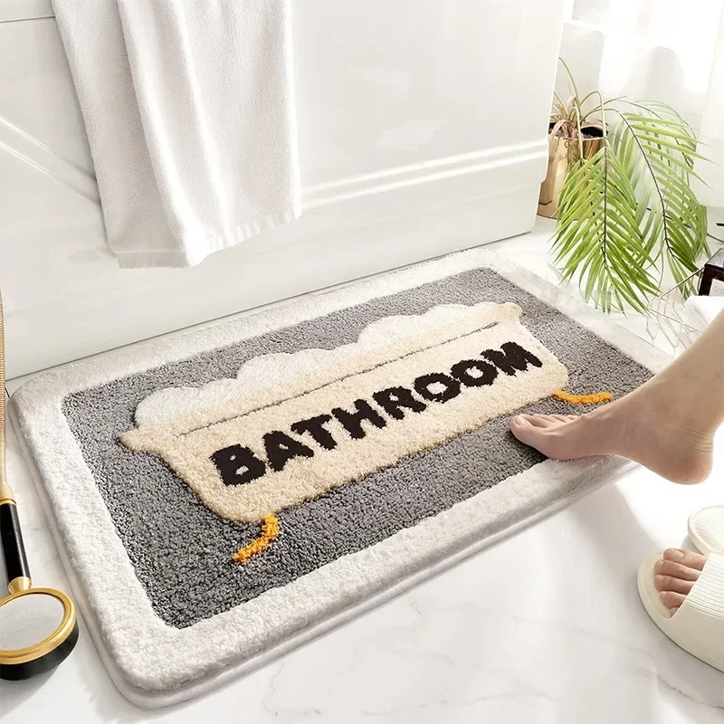 Bath Mat Non Slip Soft Faux Wo - Home Bathroom Tub review and price