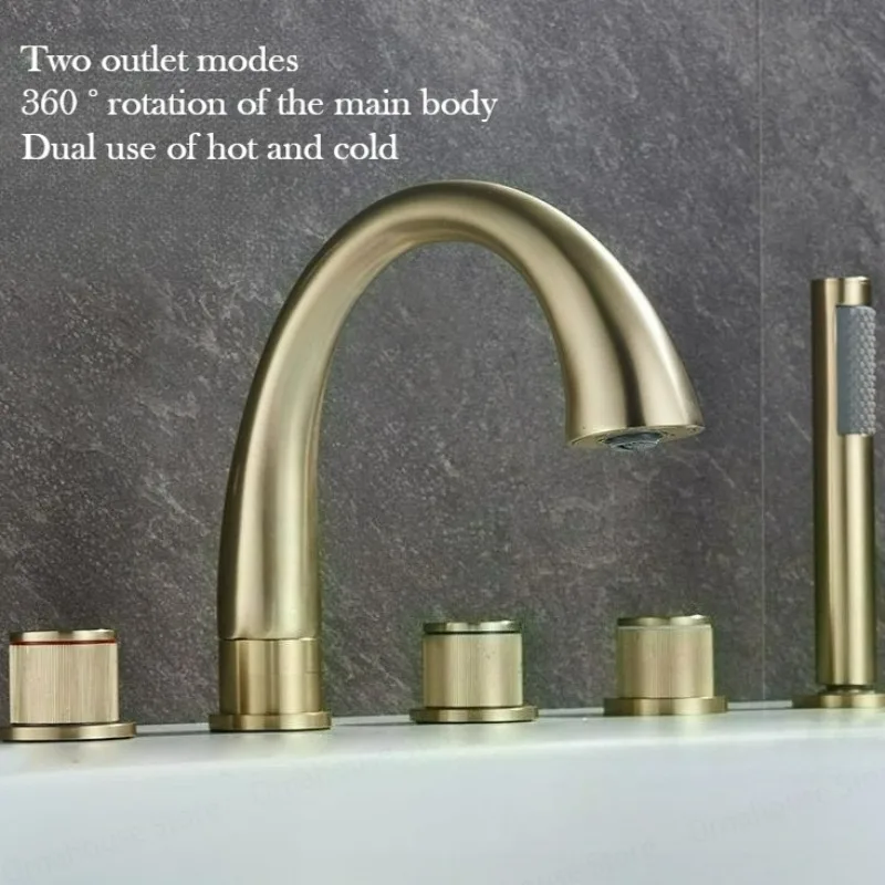 Brushed Gold Bathroom Faucet w - Home Bathroom Tub review and price