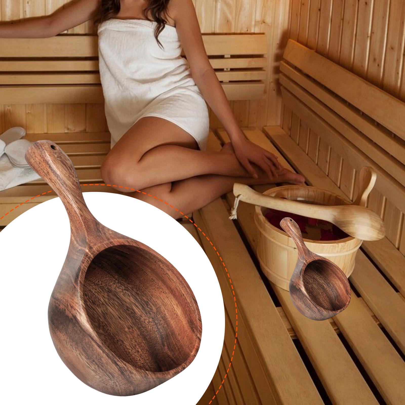 Wooden Sauna Ladle,Household U - Home Bathroom Sauna review and price