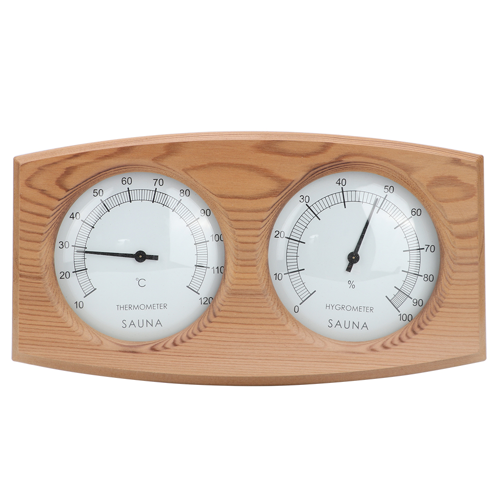 2-In-1 Wood Thermo-Hygrometer  - Home Bathroom Sauna review and price