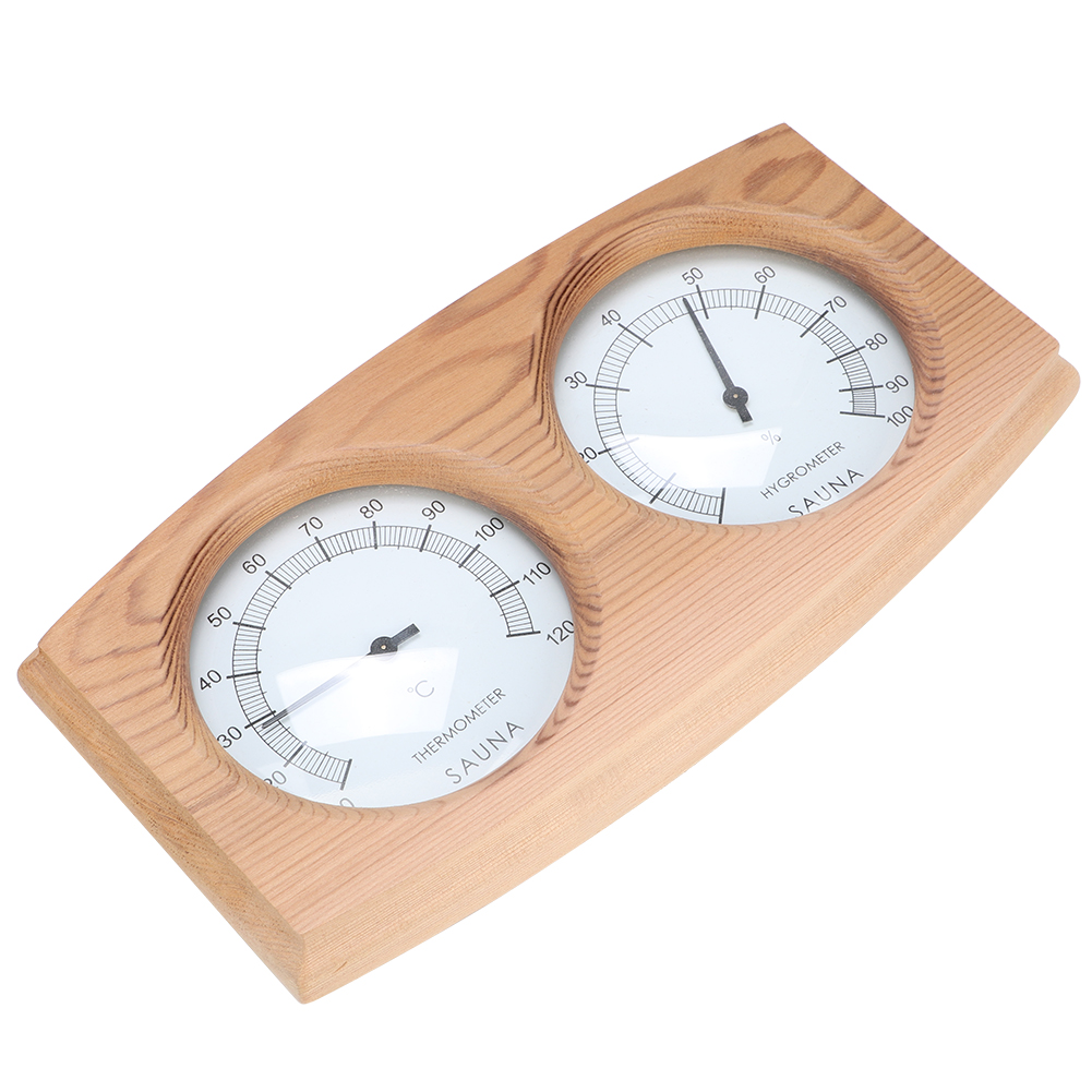 2-In-1 Wood Thermo-Hygrometer  - Home Bathroom Sauna review and price