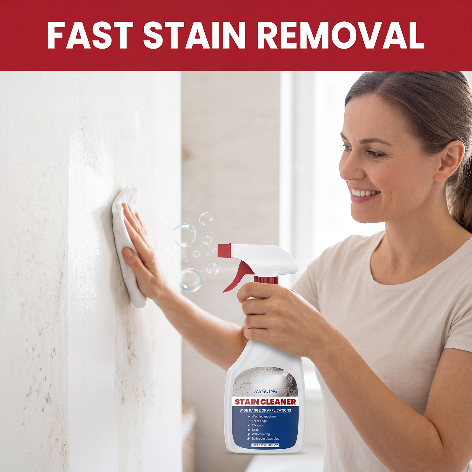 Mildew Remover Wall Spray Clea - Home Bathroom Cleaner review and price