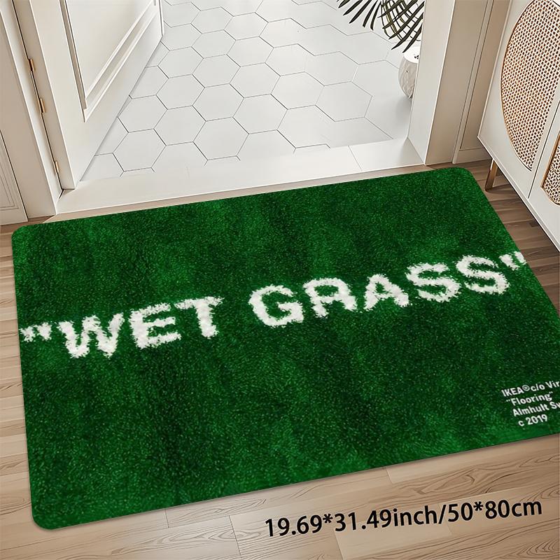 VIKAMA Light Luxury WET GRASS  - Home Bathroom Carpet review and price