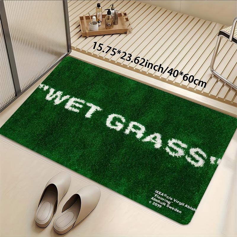 VIKAMA Light Luxury WET GRASS  - Home Bathroom Carpet review and price