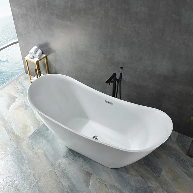 Freestanding Acrylic Ingot Bat - Home Bathroom Tub review and price