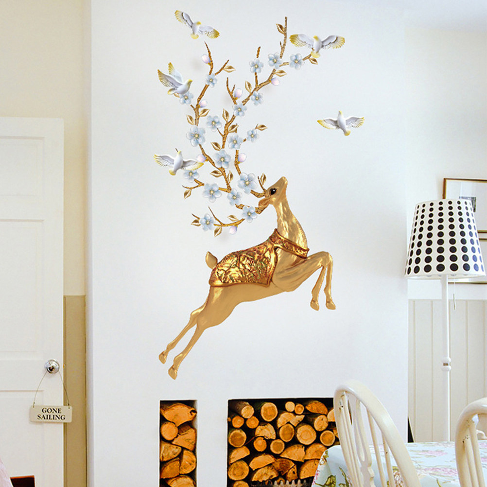 Wall Stickers Deer Decals Home - Home Bathroom Door Signs review and price