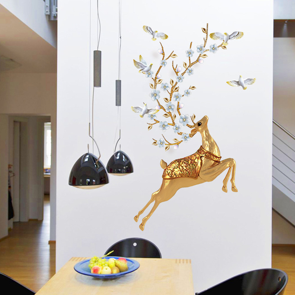 Wall Stickers Deer Decals Home - Home Bathroom Door Signs review and price