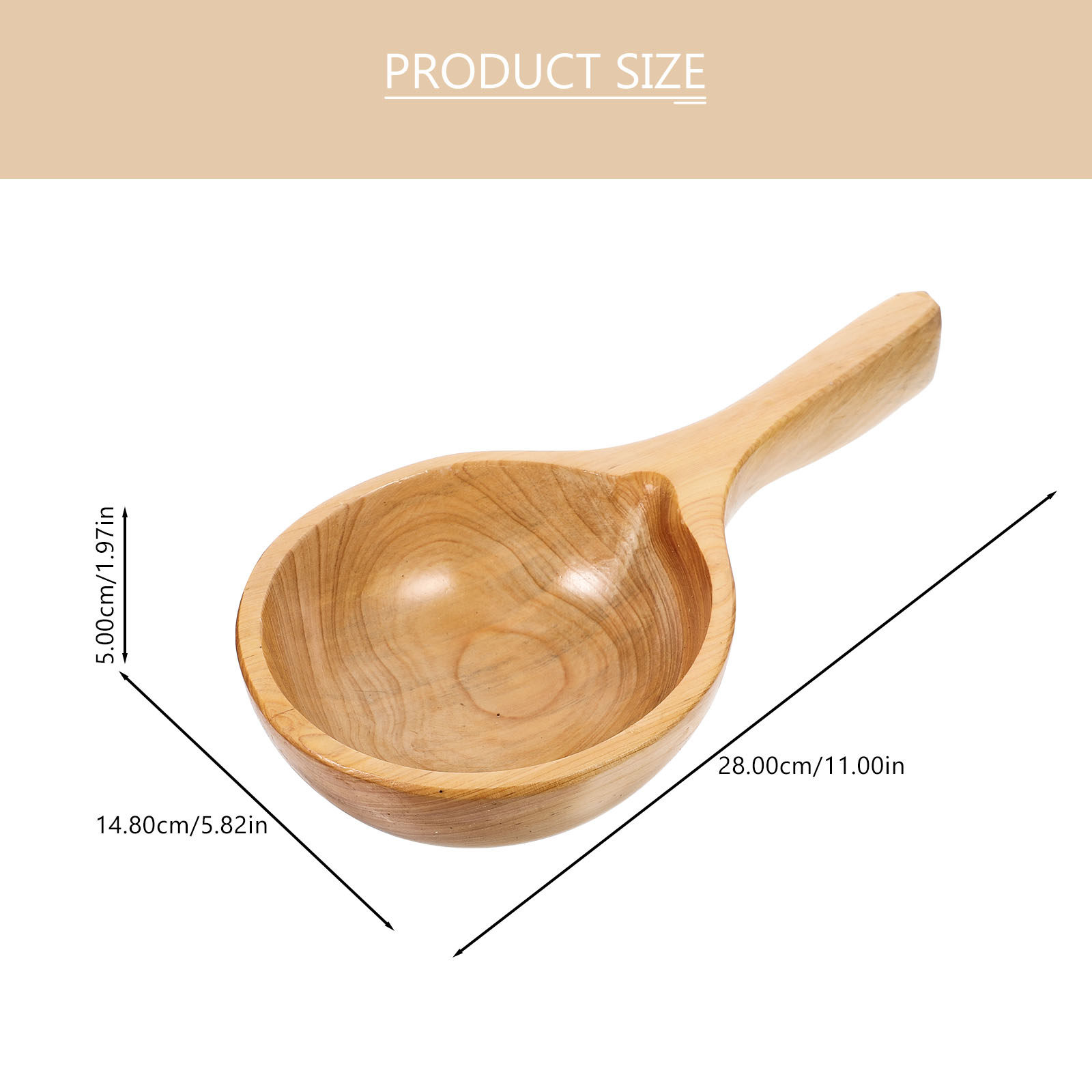 Wood Ladle Water Scoop for Kit - Home Bathroom Sauna review and price