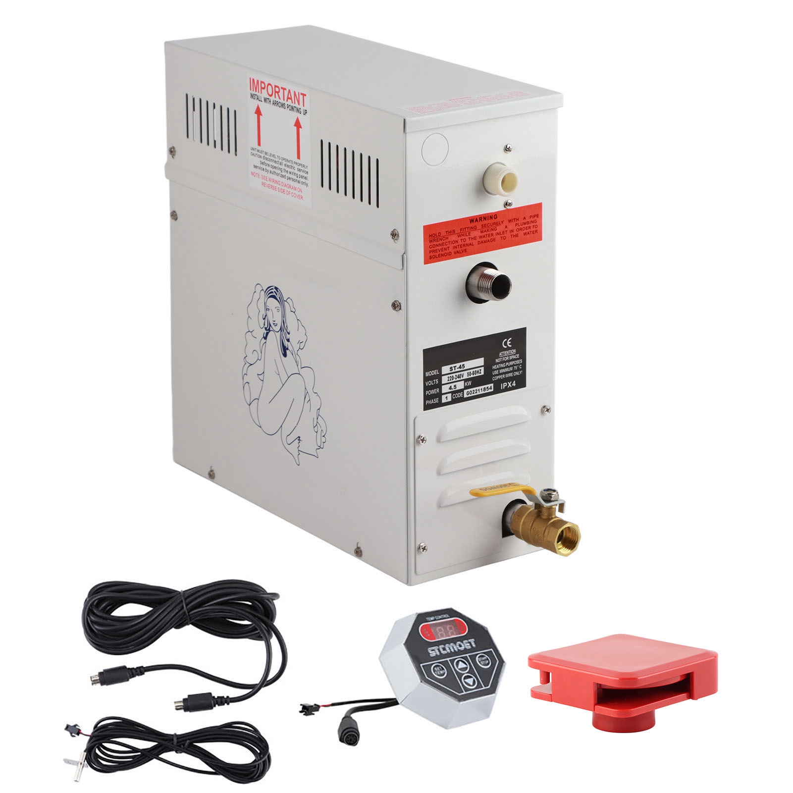 4.5KW 220V Steam Generator Sho - Home Bathroom Sauna review and price