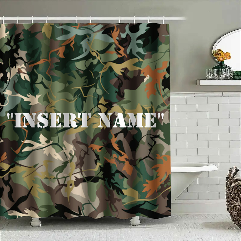 Personalized Camouflage Print  - Home Bathroom Name review and price