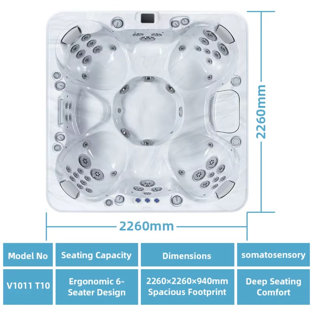 Freestanding Whirlpool Massage - Home Bathroom Tub review and price