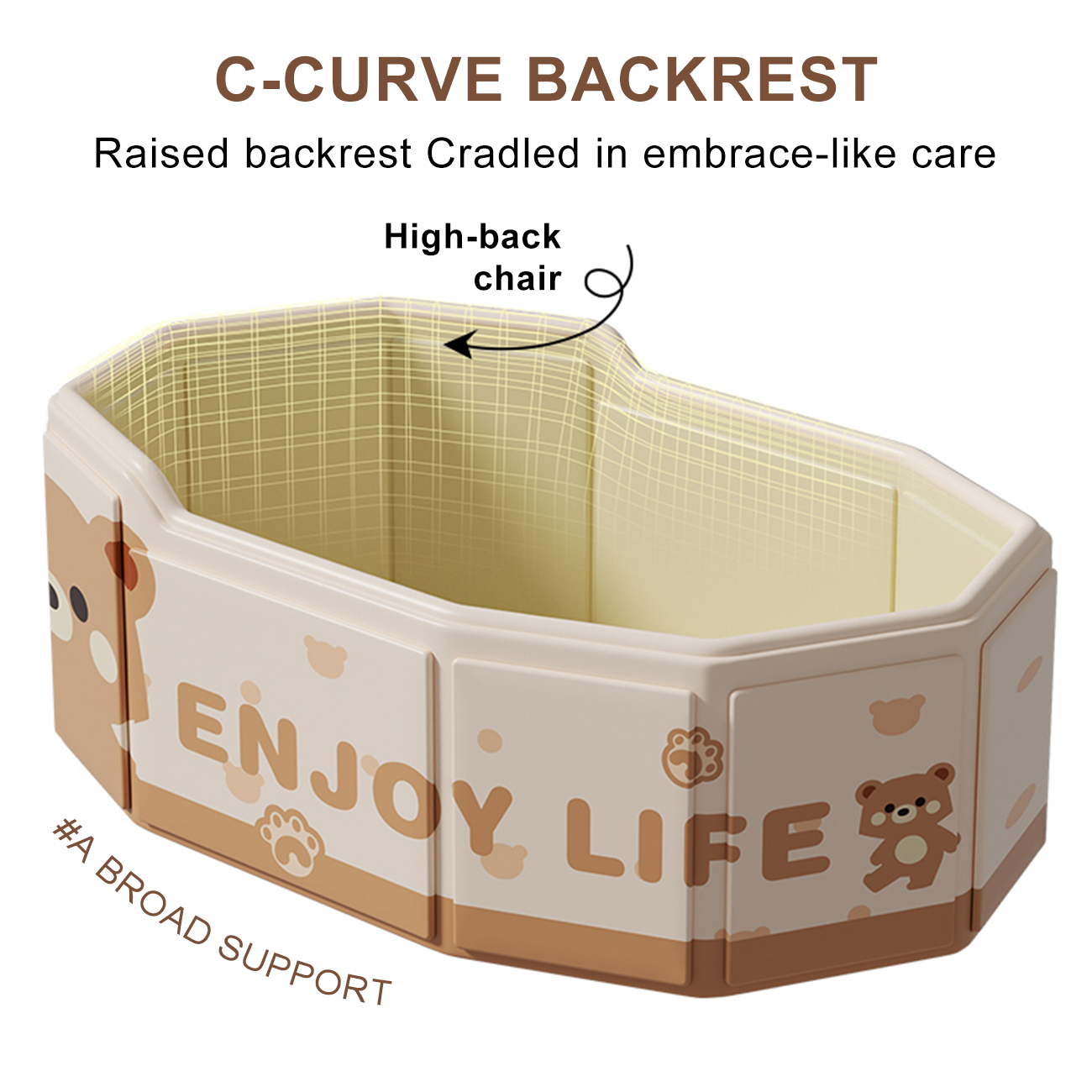 1pc Portable Foldable Bathtub, - Home Bathroom Tub review and price