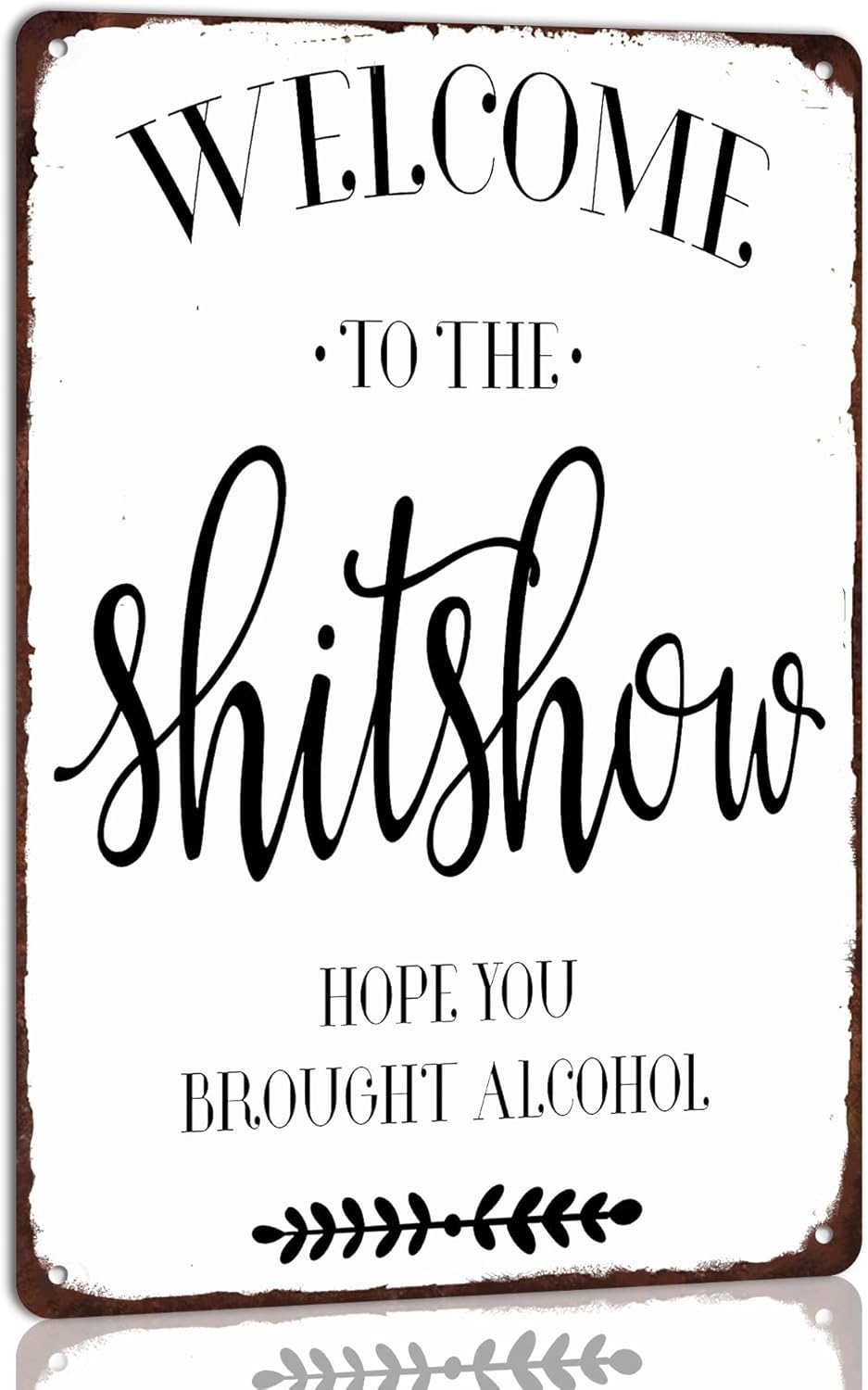 Welcome to the Shi*Show Vintag - Home Bathroom Door Signs review and price