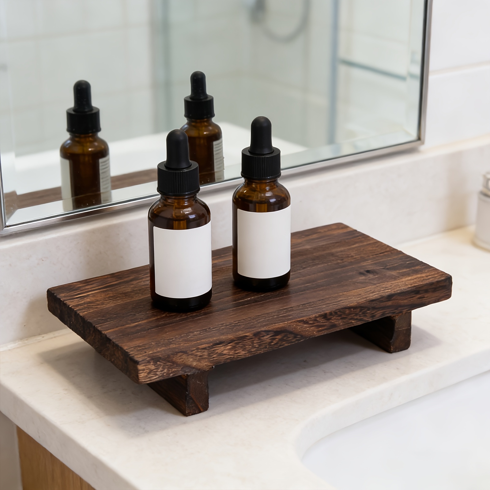 Vintage Wooden Decorative Tray - Zara Home Bathroom Tray review and price